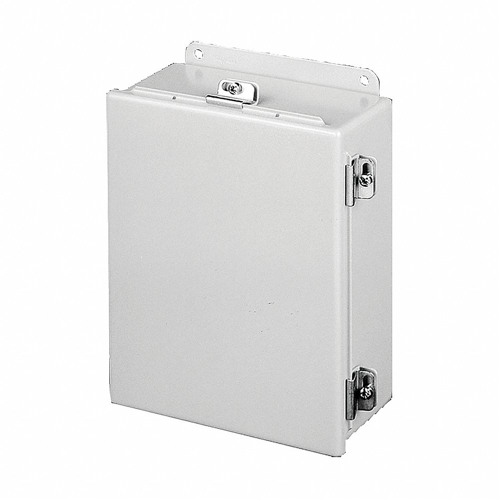 HOFFMAN A1212CHNF Metallic Junction Box Enclosure 12 Inch Height x 12 Inch Width Wall | AG2RBY 32FE33