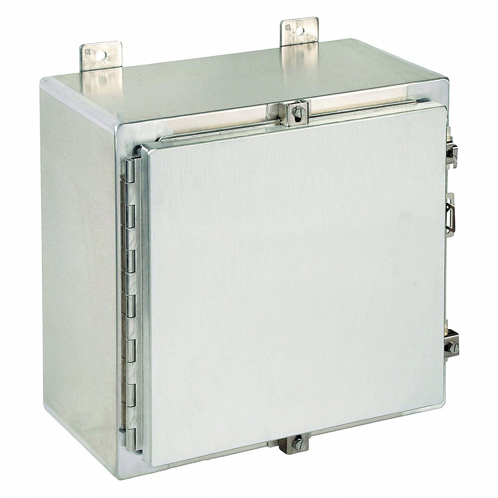 HOFFMAN A16H1608ALLP Metallic Junction Box Enclosure 16" Height x 16" W x 8" Depth | AG2QWR 32FD02