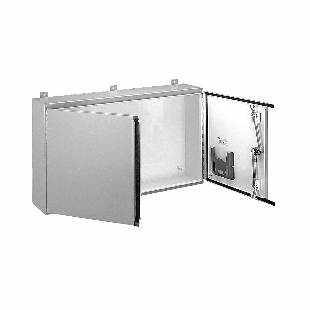 HOFFMAN A244208WFLP Metallic Enclosure 14/16 Gauge 24 Inch Height x 42 Inch Width | AG2QJY 32EZ78