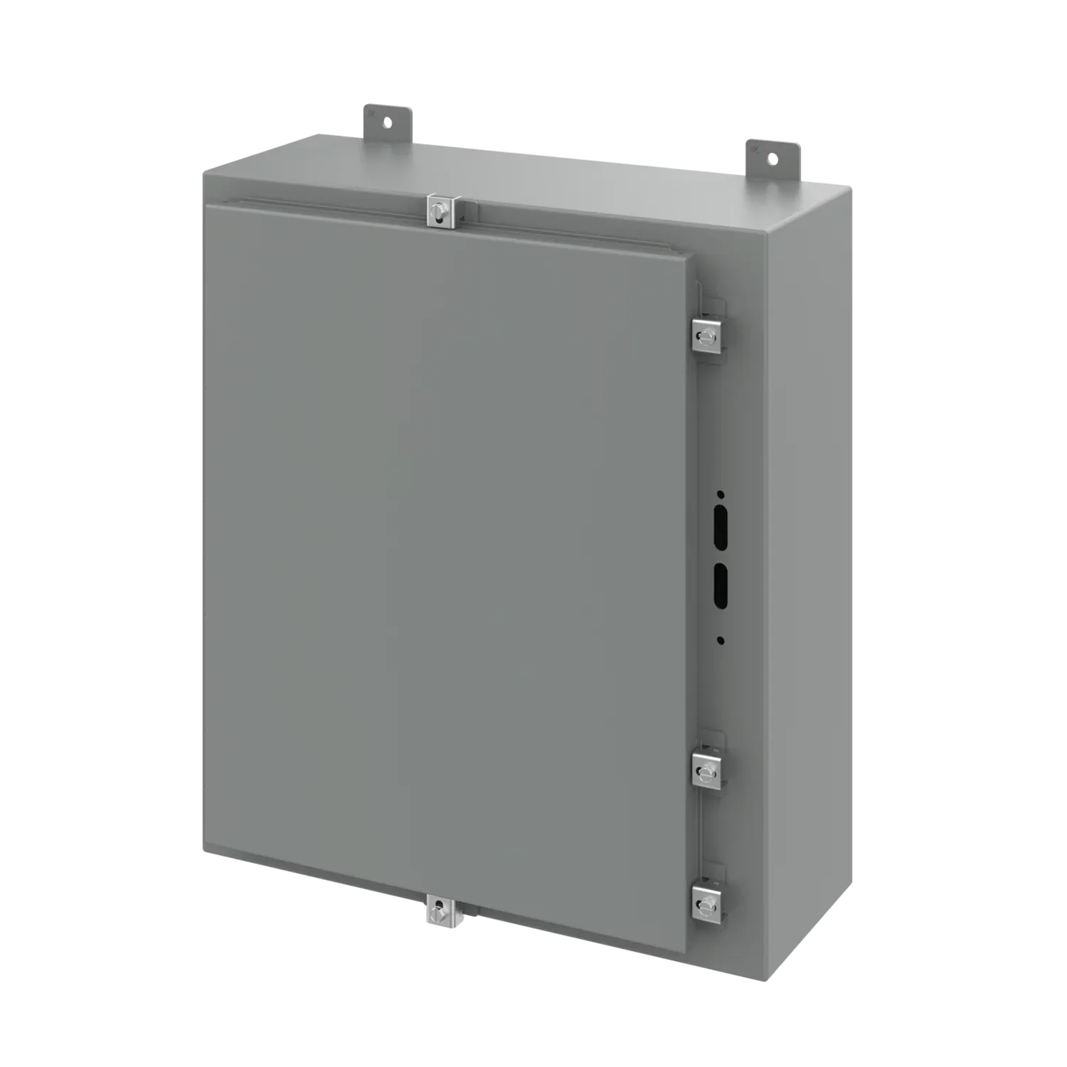 HOFFMAN A24HS2108LP Disconnect Enclosure With Clamps, 24 x 21.38 x 8 Inch Size, Gray, Steel | CH8BEU