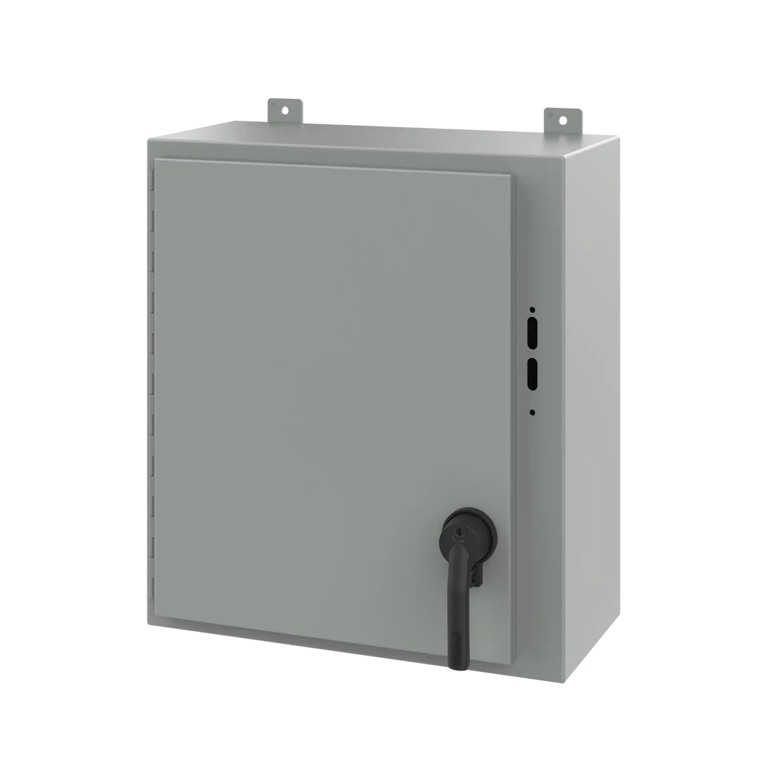 HOFFMAN A24SA2210LPPL Disconnect Enclosure With Handle, 24 x 21.38 x 10 Inch Size, Steel | CH8BGU