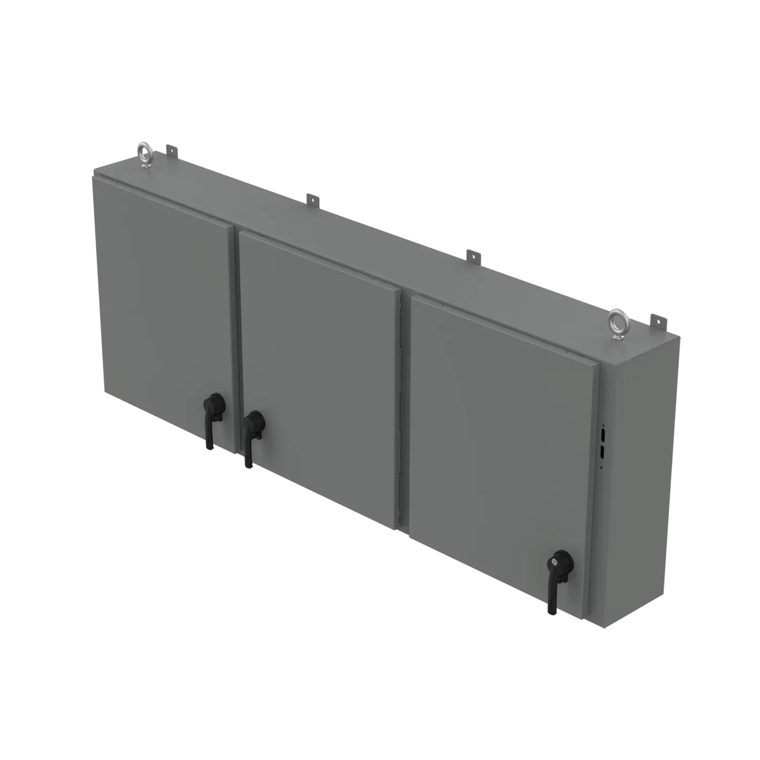 HOFFMAN A30X3E8310 Disconnect Enclosure, Low Profile, Type 12, 30 x 82.25 x 10 Inch Size | CH8BMX
