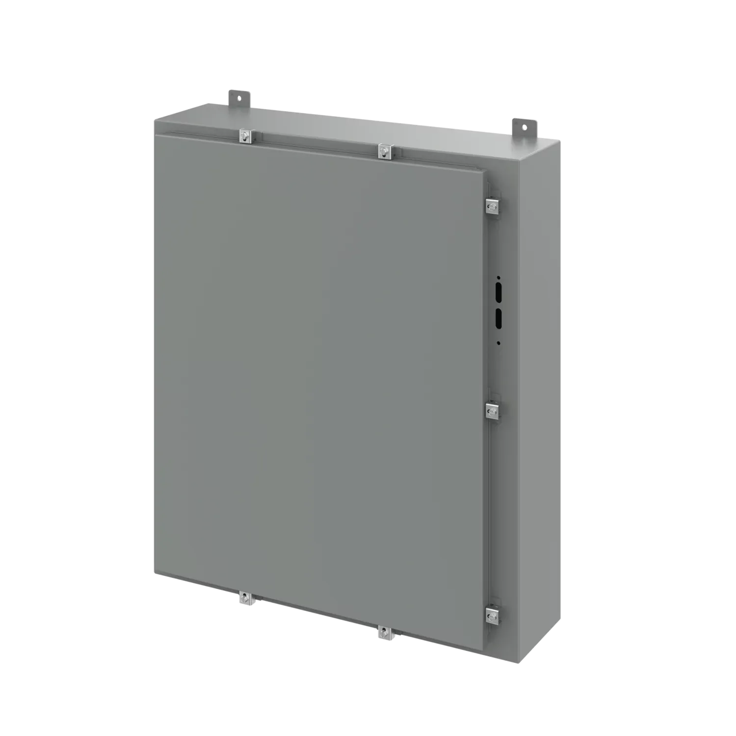 HOFFMAN A36HS3108LP Disconnect Enclosure With Clamps, 36 x 31.38 x 8 Inch Size, Gray, Steel | CH8BRA