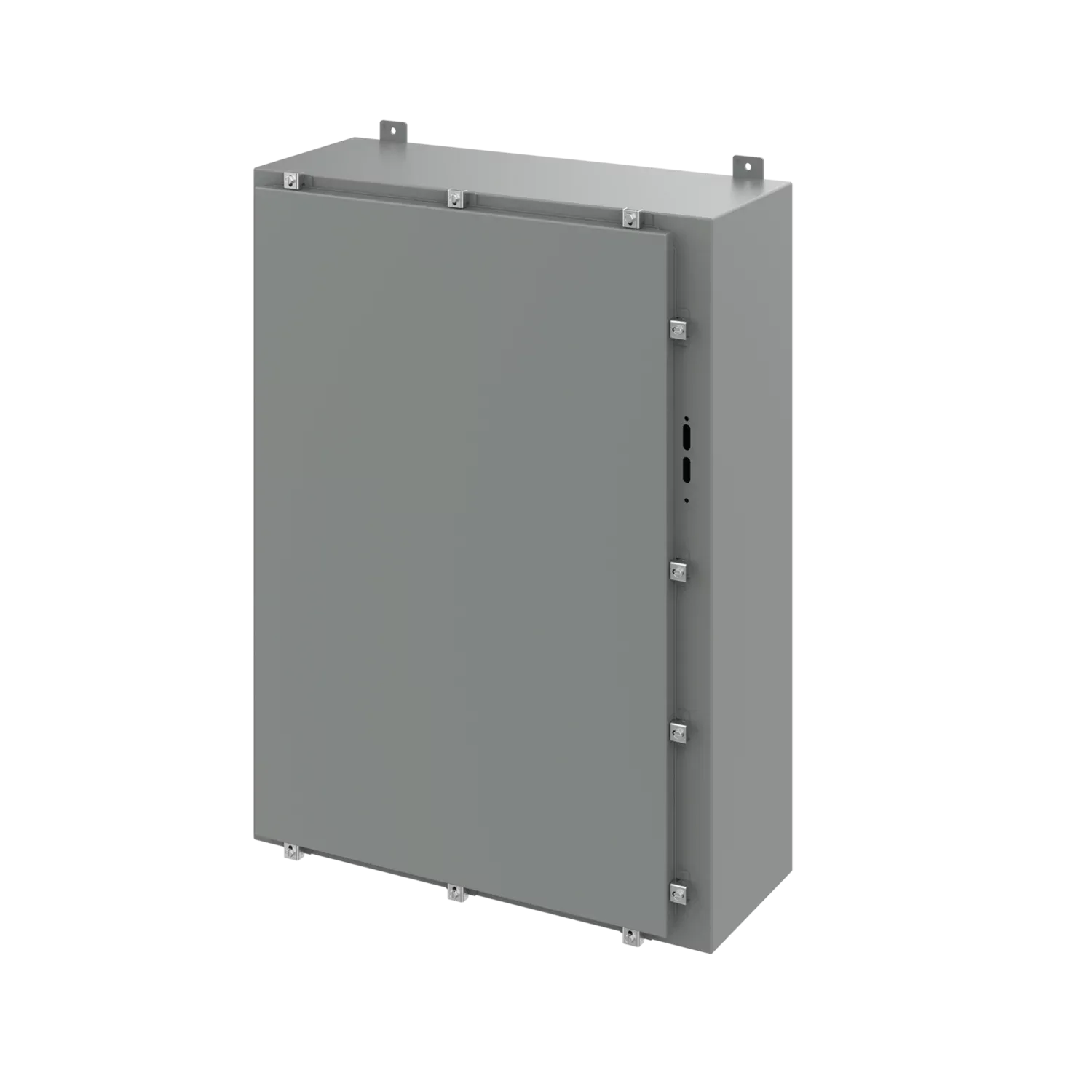 HOFFMAN A42HS3112LP Disconnect Enclosure With Clamps, 42 x 31.38 x 12 Inch Size, Gray, Steel | CH8BVV