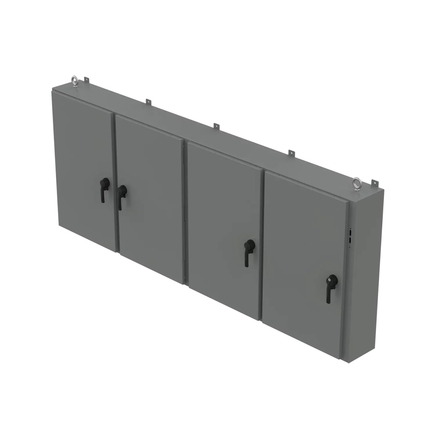 HOFFMAN A60X4E15716 Disconnect Enclosure, Low Profile, Type 12, 60 x 156.50 x 16 Inch Size | CH8CKR