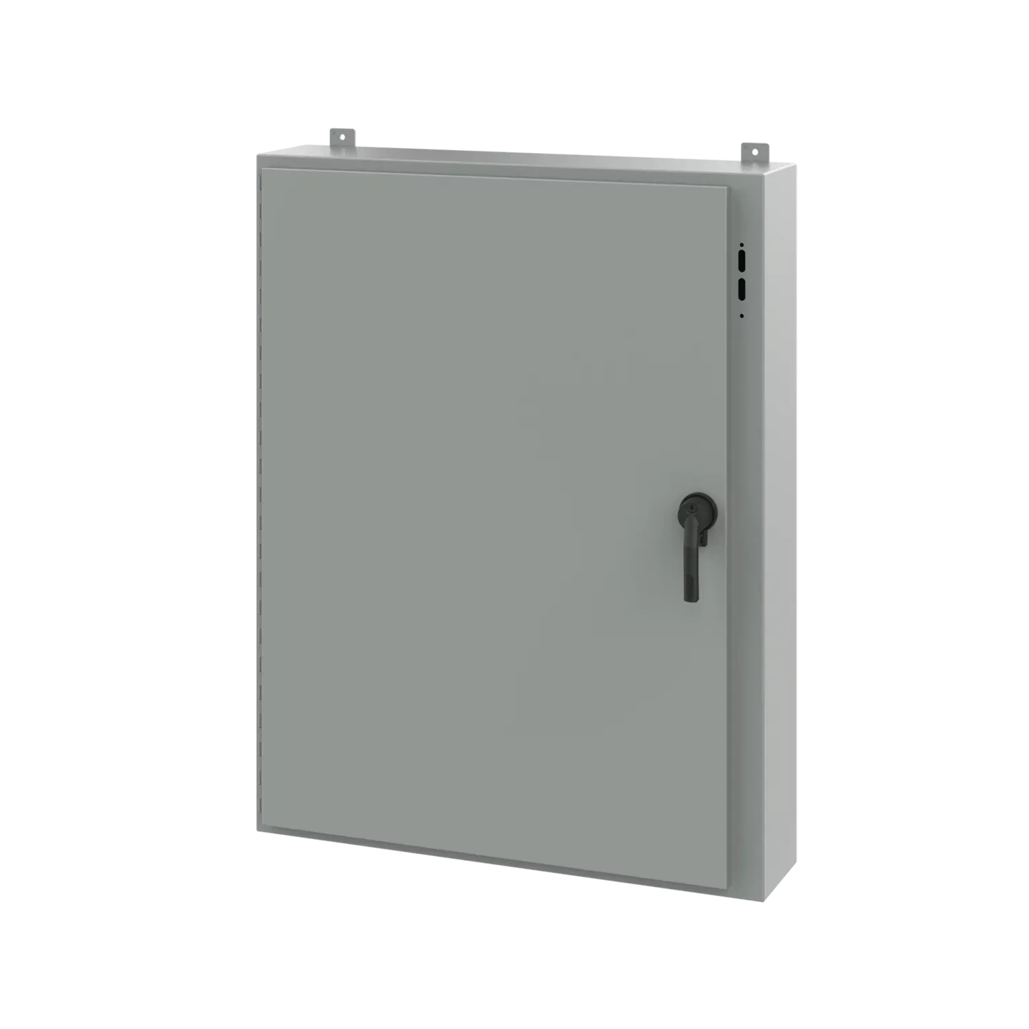 HOFFMAN A48SA3808LPPL Disconnect Enclosure With Handle, 48 x 37.38 x 8 Inch Size, Steel | CH8CAZ