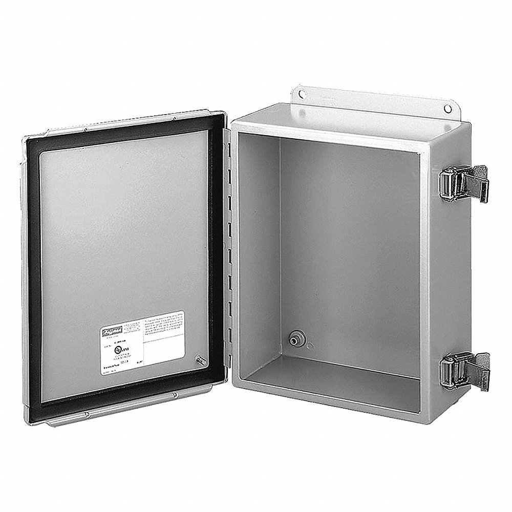 HOFFMAN A8064NFSS Metallic Junction Box Enclosure 8 Inch Height x 6 Inch Width x 4 Inch Depth | AG2RDE 32FE63