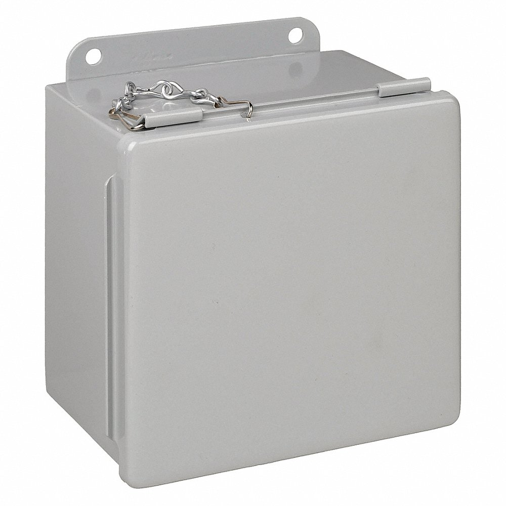 HOFFMAN A606LP Metallic Junction Box Enclosure 6 Inch Height x 6 Inch Width x 4 Inch Depth | AG2RBP 32FE25