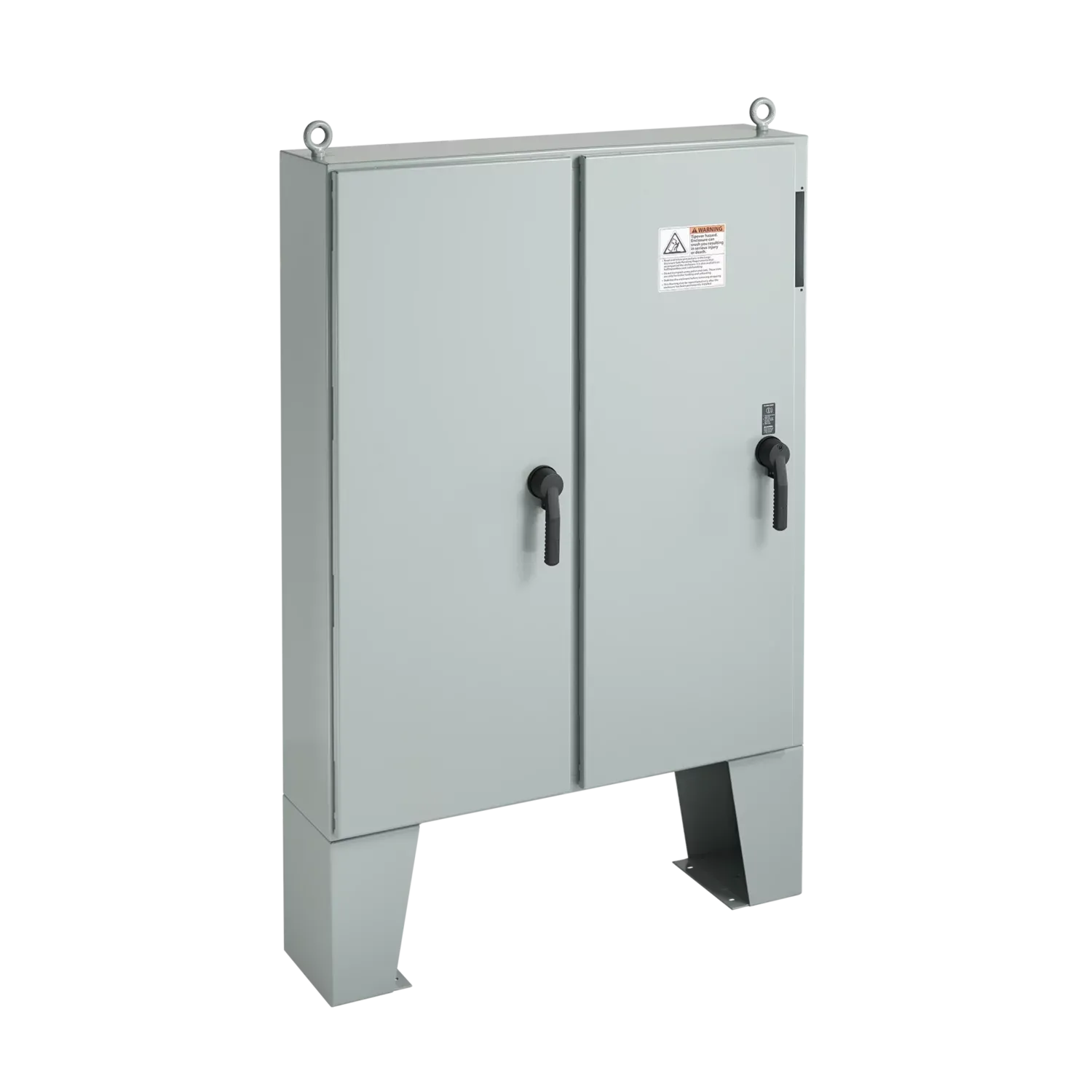 HOFFMAN A60X6124LPFTC Disconnect Enclosure, Two Door, 60.12 x 61.75 x 24.12 Inch Size | CH8CLD