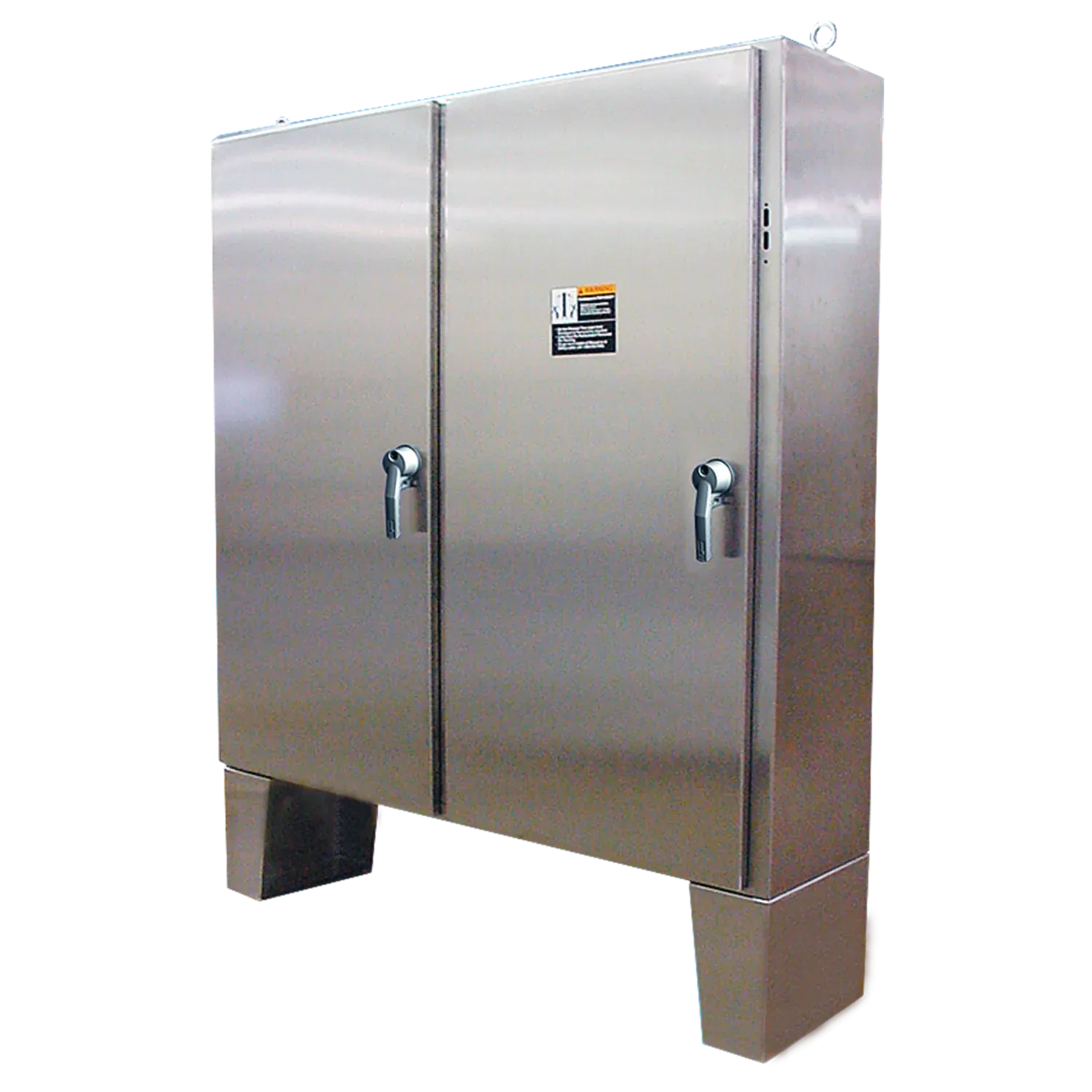 HOFFMAN A72CPX7212SSLPN4 Floor Mount Disconnect Enclosure, 3 Point Latch, 72 x 72 x 12 Inch Size, 2 Doors | CH8CVE