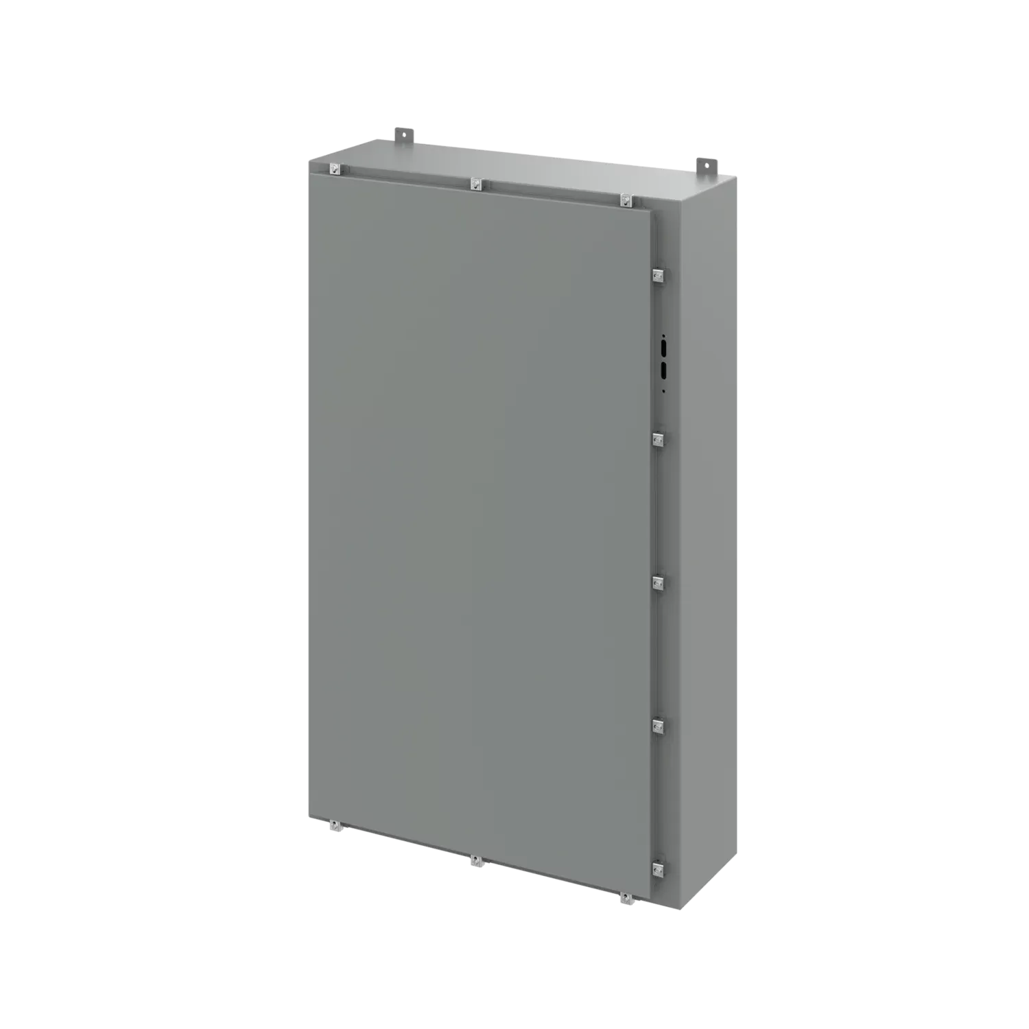 HOFFMAN A60HS3712LP Disconnect Enclosure With Clamps, 60 x 37.38 x 12 Inch Size, Gray, Steel | CH8CGN