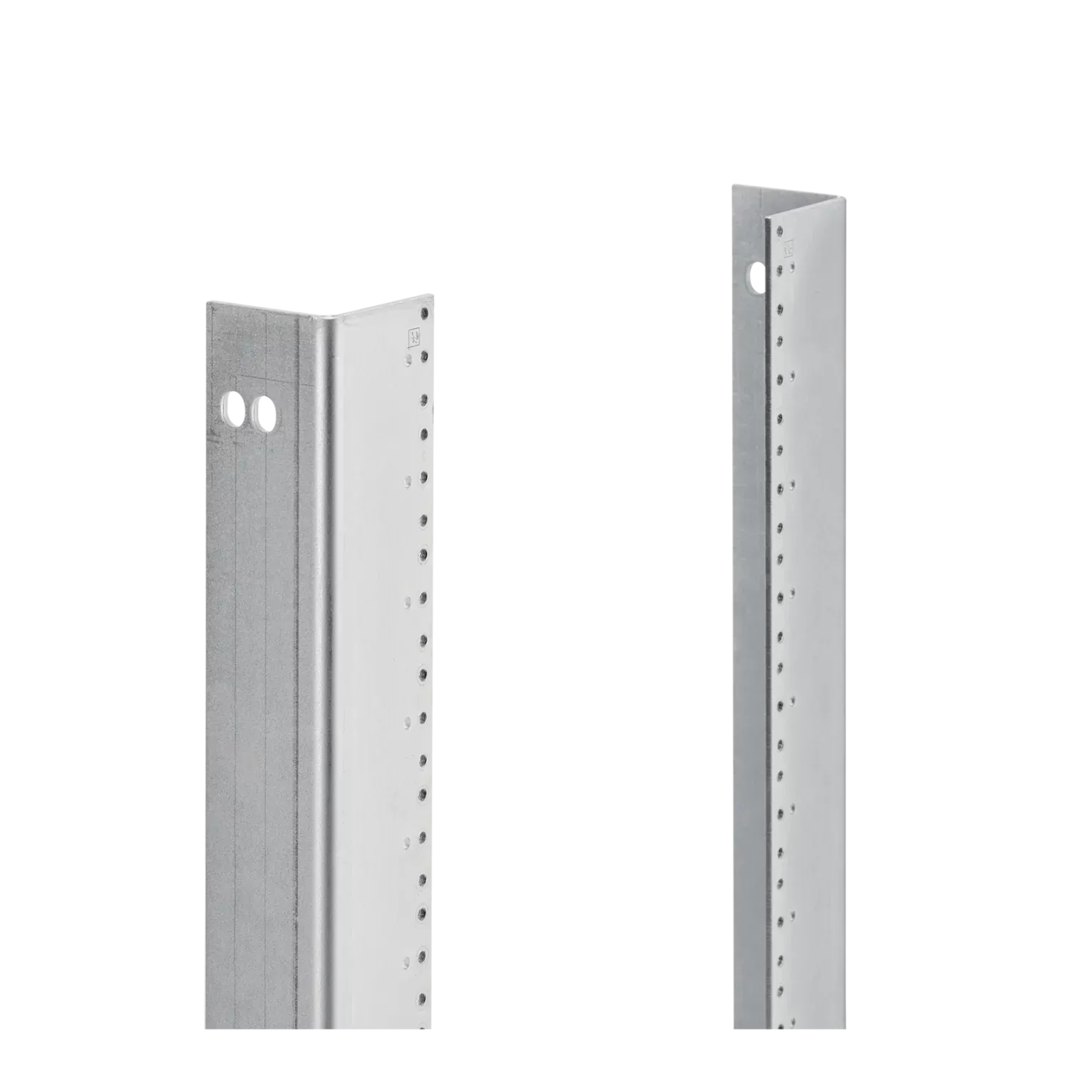 HOFFMAN A60RP24F5 Rack Mounting Angle, L Style, Full Length, Fits 60 x 24 Inch Size, Steel | CH8CJF