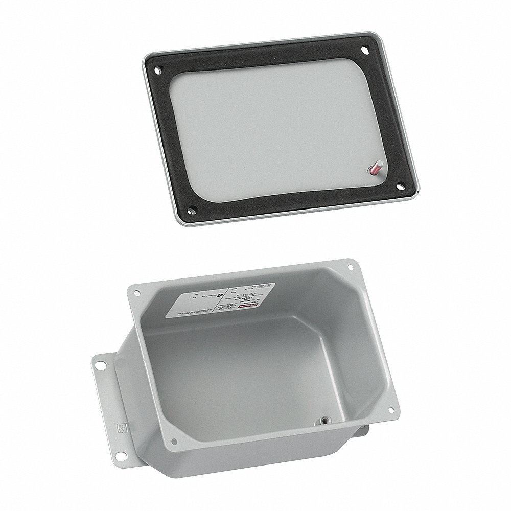 HOFFMAN A643DSC Metallic Junction Box Enclosure 5.75 Inch Height x 4 Inch Width | AG2RAW 32FE04