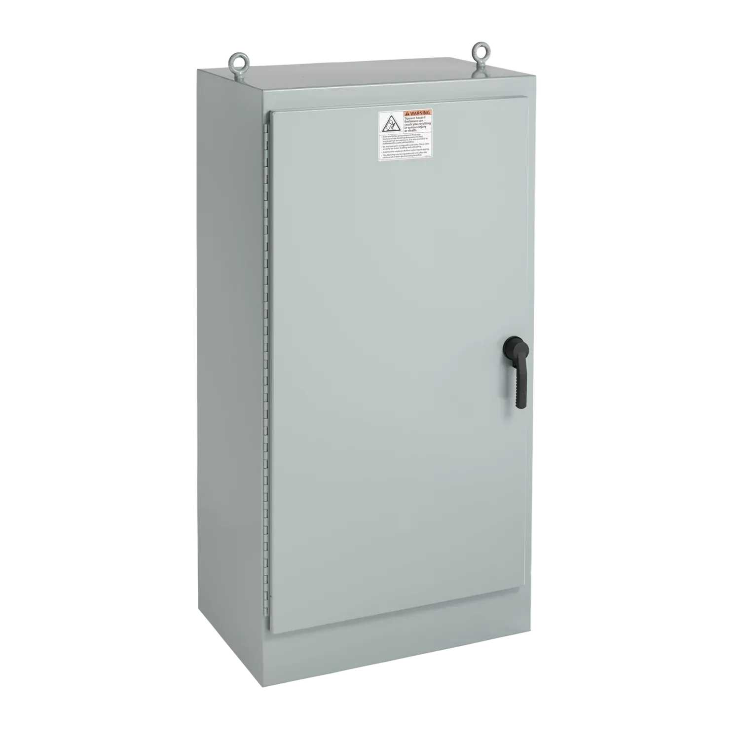 HOFFMAN A72H3124FS3PT Free Stand Enclosure, 3 Point Latch, 72.06 x 31.06 x 24.06 Inch Size, Gray, Steel | CH8CVR