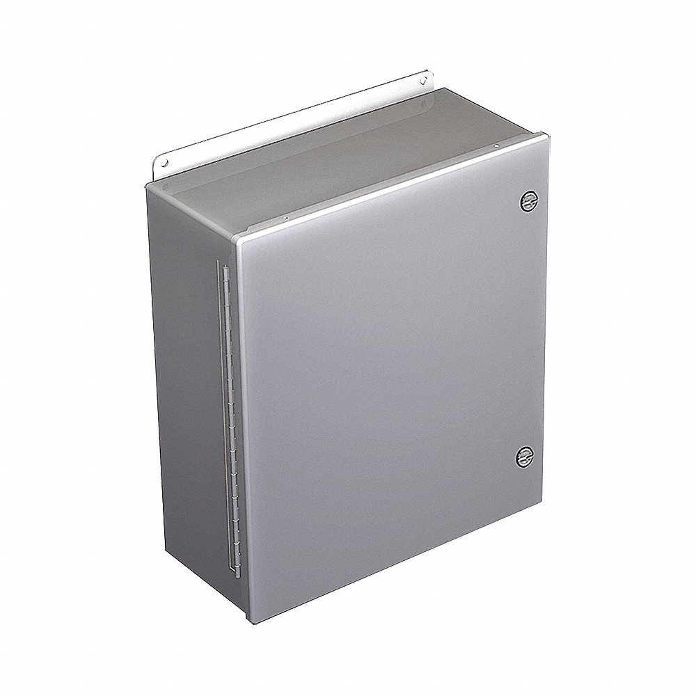 HOFFMAN A10086CHFL Metallic Junction Box Enclosure 10 Inch Height x 8 Inch Width | AG2RAY 32FE06