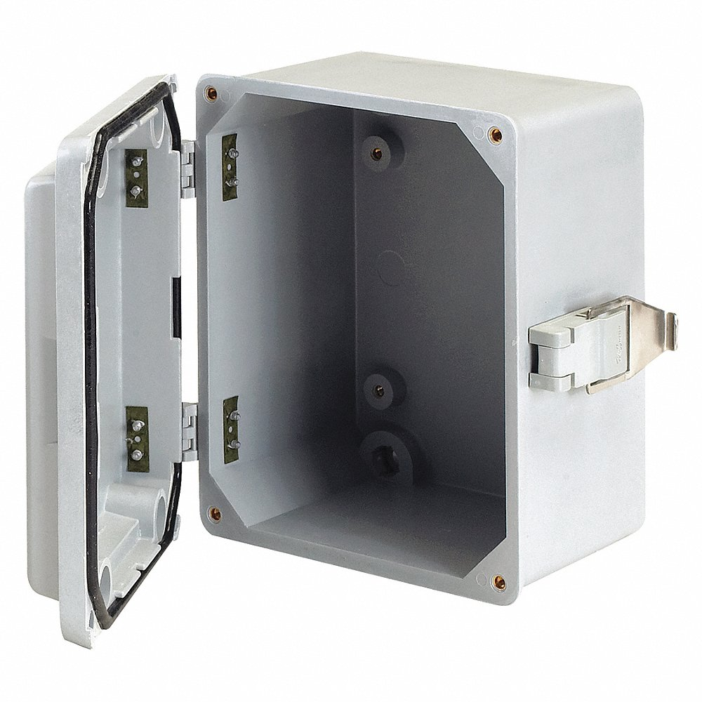 HOFFMAN A1066JFGQRR Enclosure 10 Inch Height x 6 Inch Width x 6 Inch Depth Wall | AG2QYQ 32FD47