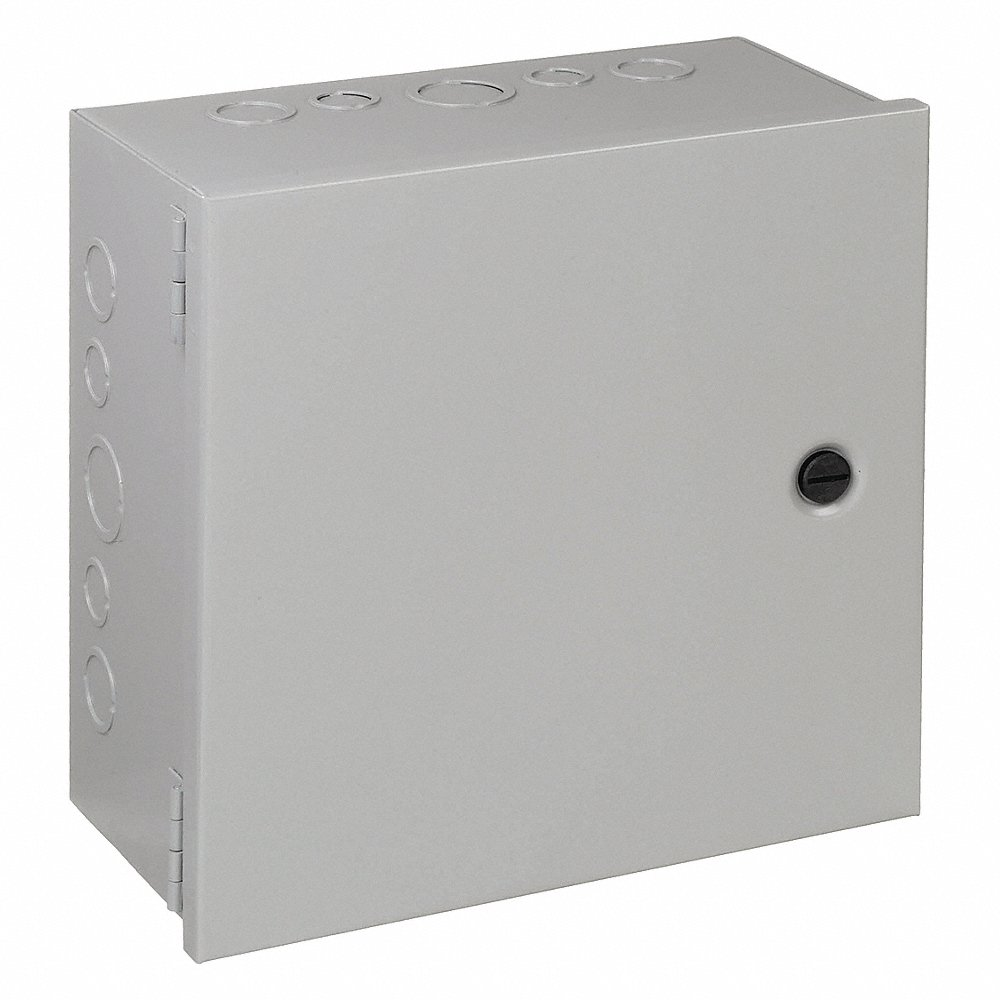 HOFFMAN AHE12X12X4 Metallic Junction Box Enclosure 12" Height x 12" W x 4" Depth | AG2RKF 32FG25