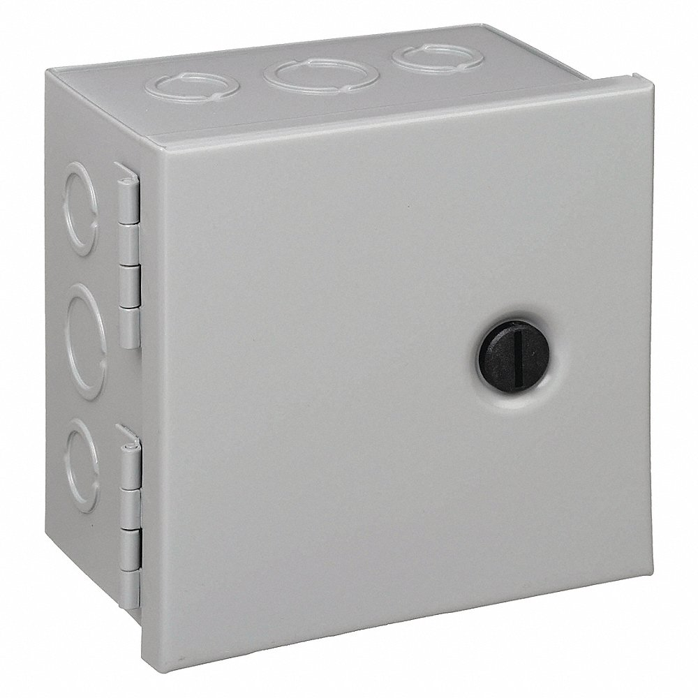 HOFFMAN AHE6X6X4 Metallic Junction Box Enclosure 6 Inch Height x 6 Inch Width Ip30 | AG2RKB 32FG21