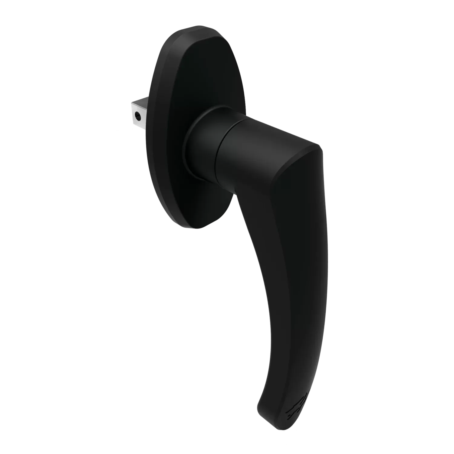 HOFFMAN AL3CRBLK Latch Kit, One Door Enclosure, Non Locking Handle, CW, 3 Point, Black | CH8EHN