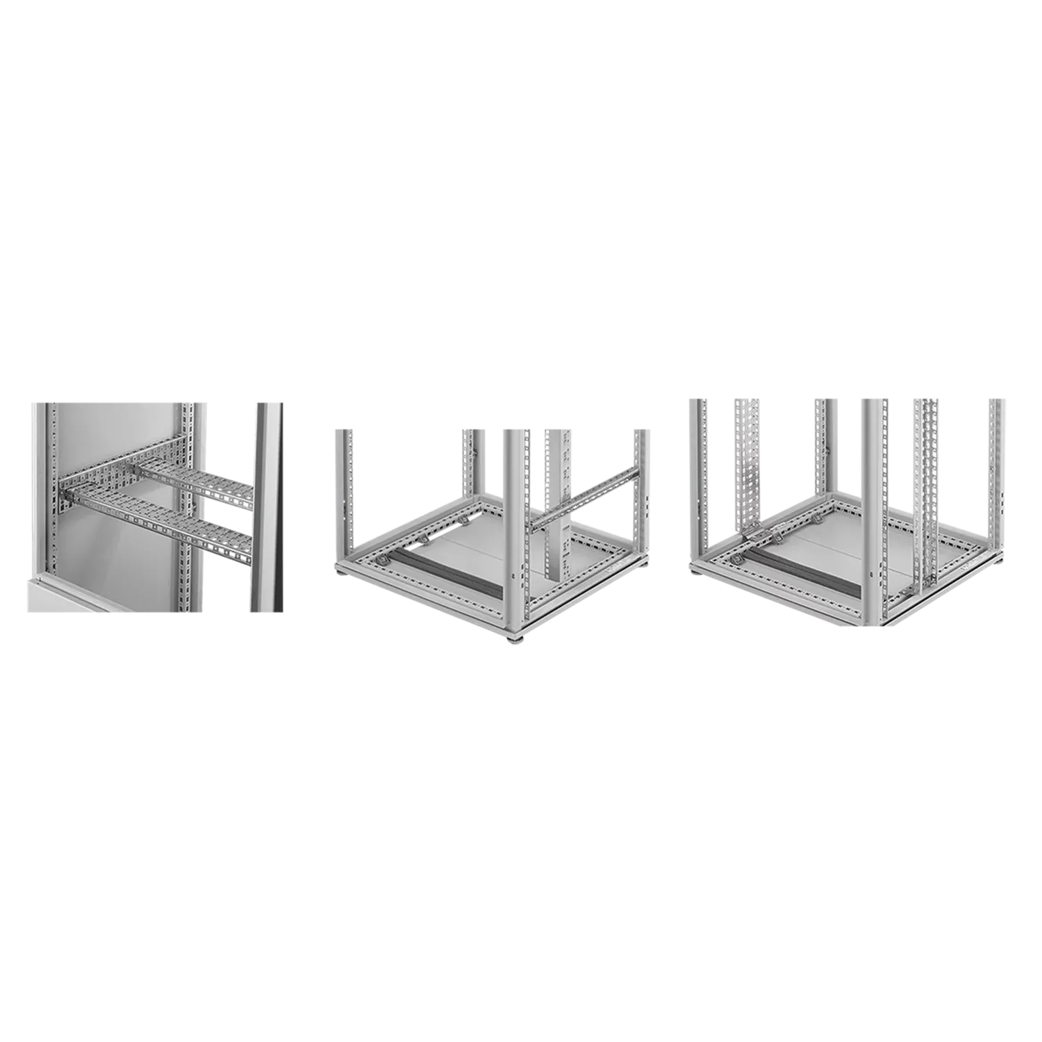 HOFFMAN PMU12B Mounting Channel, Fits 1200mm Frame Depth, Black, Steel | CH8RTE