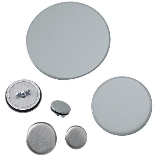 HOFFMAN ASPBLG Hole Seal, 1.75 Inch Dia., Light Gray, Steel | CH8EYT