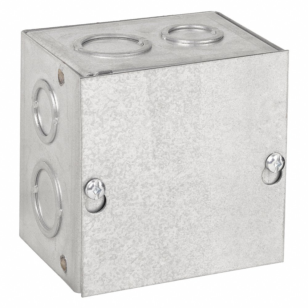 HOFFMAN ASG4X4X4 Metallic Pull Box Enclosure 4 Inch Height x 4 Inch Width Wall | AG2RKP 32FG33