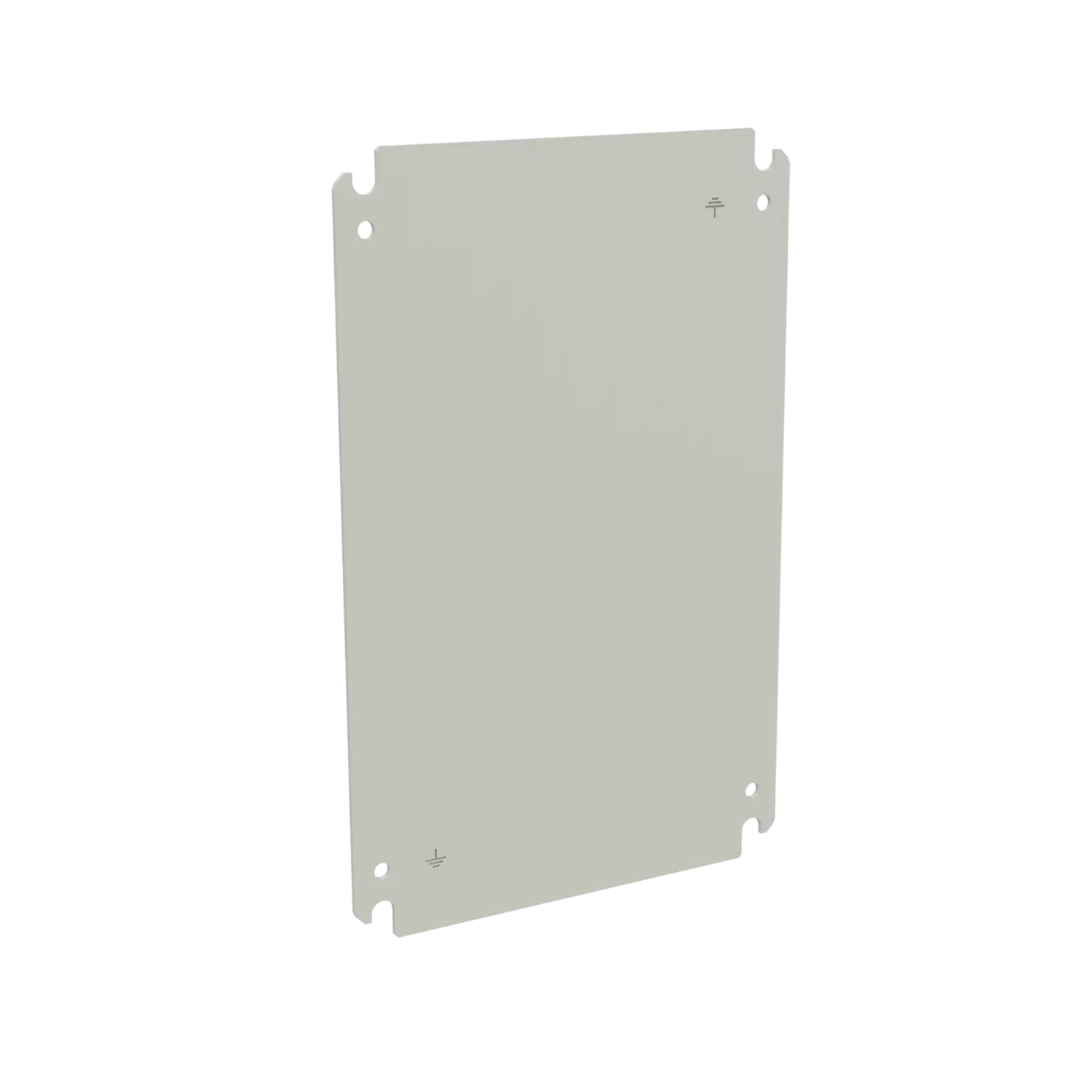 HOFFMAN ATEX26P26 Back Panel, Fits 260 x 260mm Size, White, Steel | CH8FDW