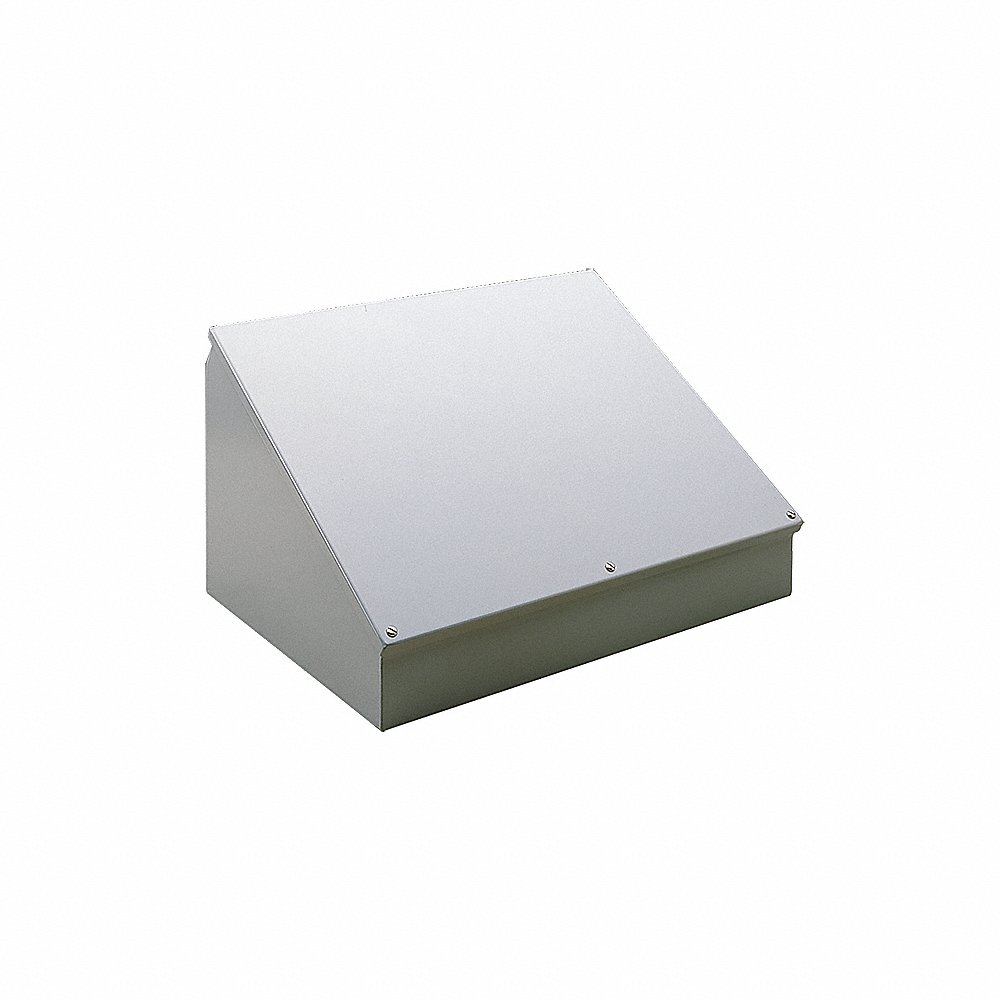 HOFFMAN C8C16 Sloped Top Consolet 8 Inch Height x 16 Inch Width x 7.09 Inch Depth | AG2RTG 32FJ09