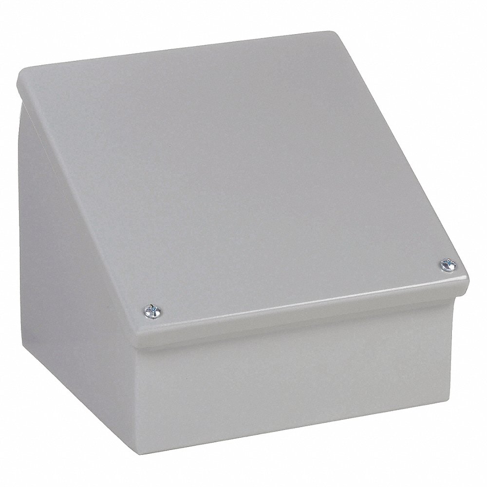 HOFFMAN C8C8 Sloped Top Consolet 8 Inch Height x 8 Inch Width x 7.09 Inch Depth | AG2RTE 32FJ07