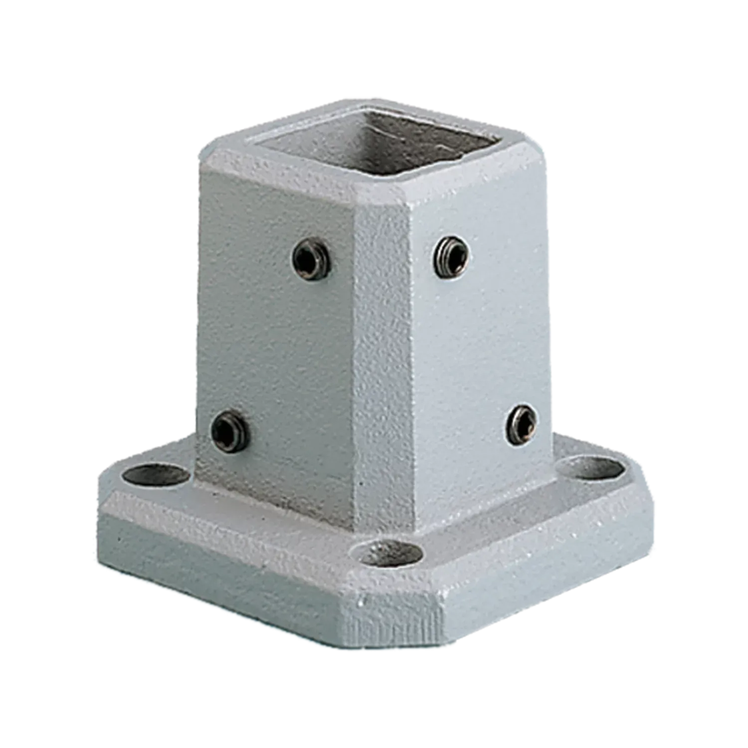 HOFFMAN CCS8BBLG Base Bracket, Fits 80 x 80mm Size, Gray, Steel | CH8FQD