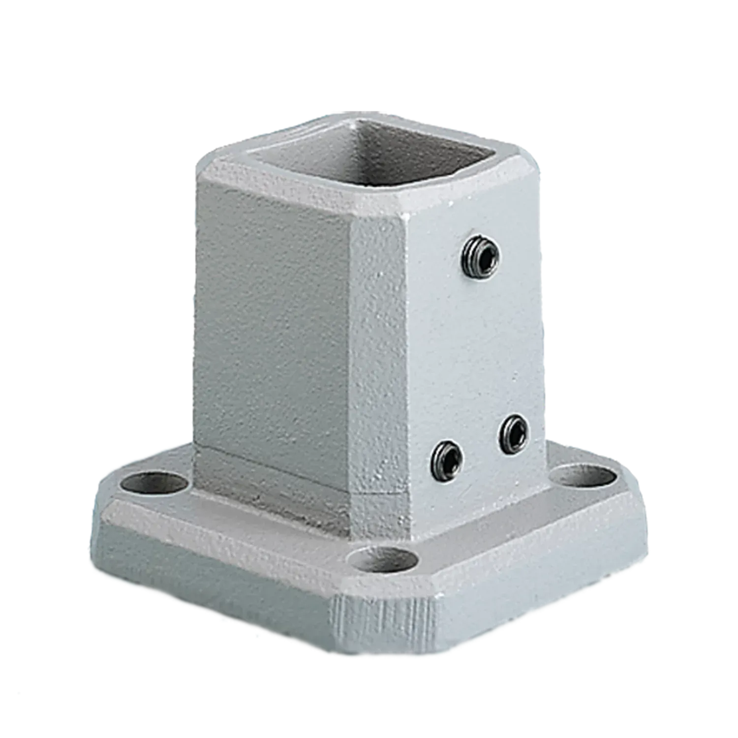 HOFFMAN CCS8WFLG Wall Flange, Fits 80 x 80mm Size, Light Gray, Steel | CH8FQP