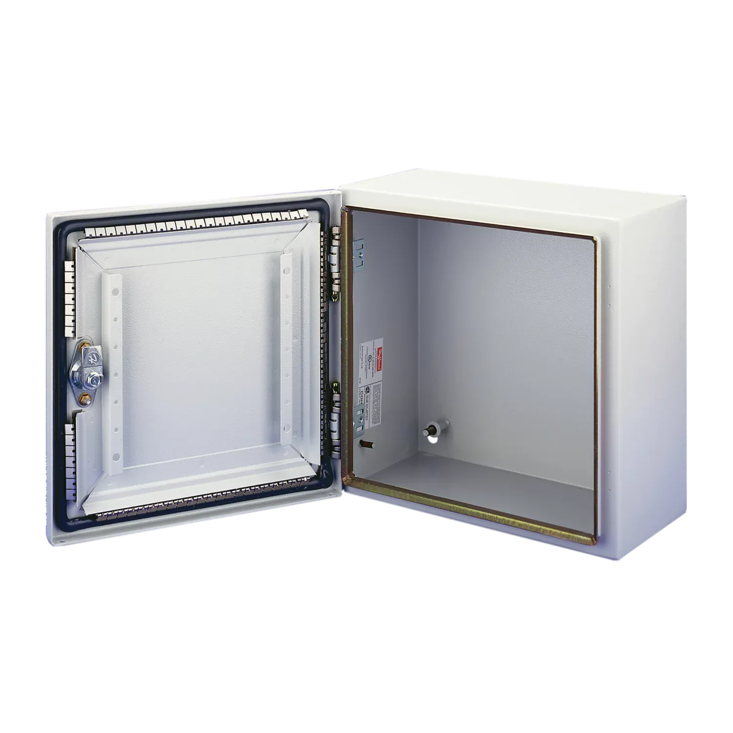 HOFFMAN CSD12126LGEMC EMC Enclosure, Type 4, 12 x 12 x 6 Inch Size, Light Gray, Steel | CH8GGL