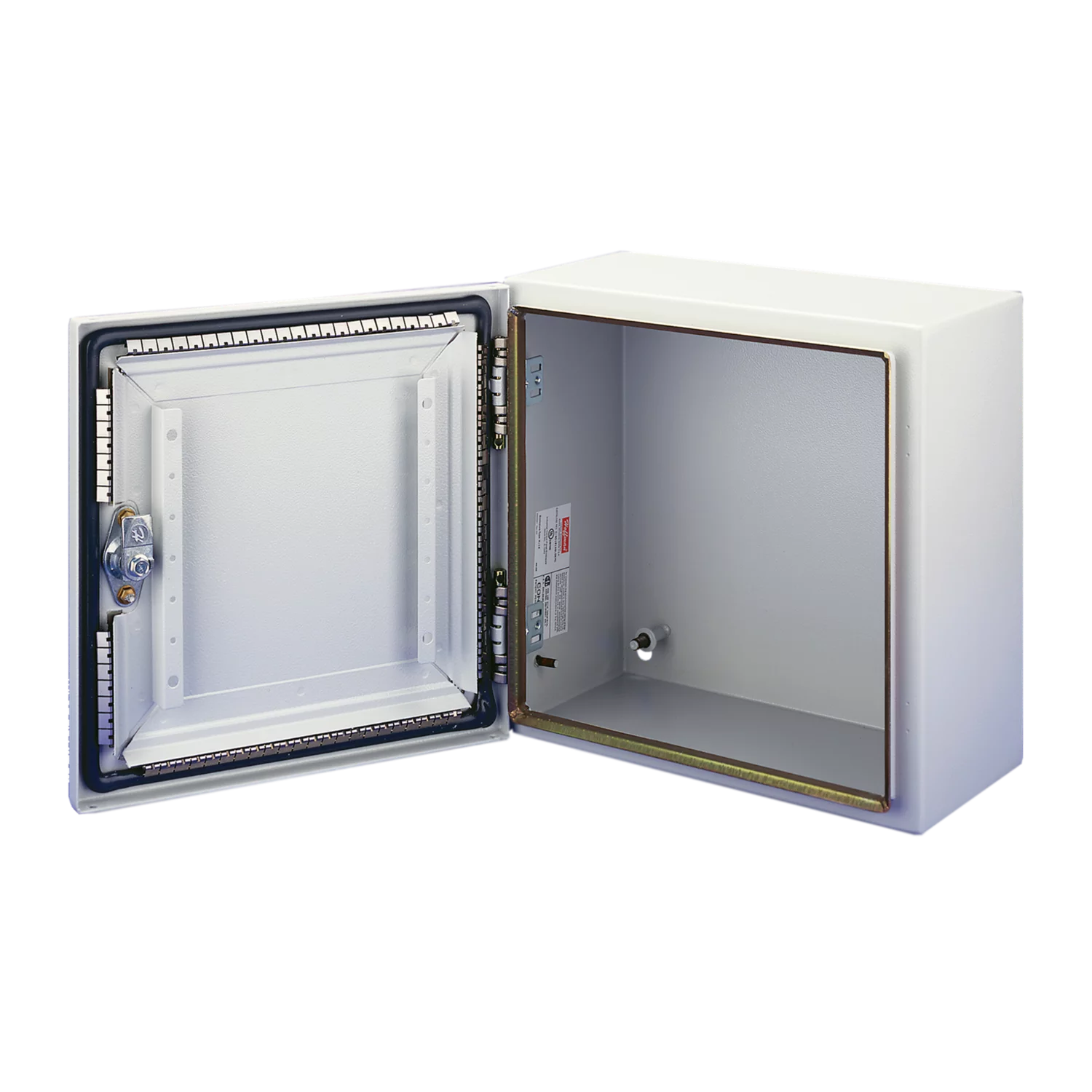 HOFFMAN CSD16126LGEMC EMC Enclosure, Type 4, 16 x 12 x 6 Inch Size, Light Gray, Steel | CH8GHJ