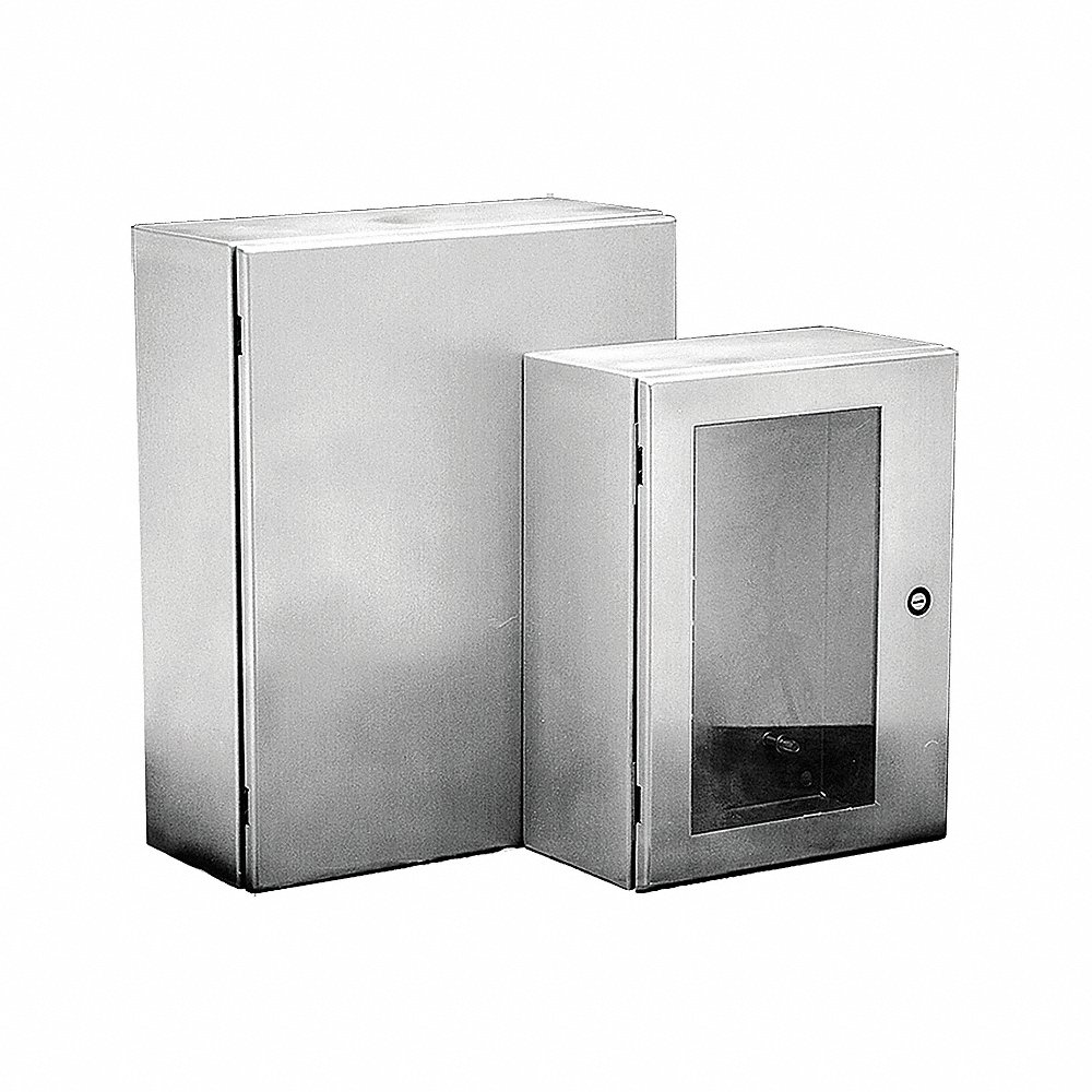 HOFFMAN CSD16126SS Metallic Enclosure 16 Inch Height x 12 Inch Width x Wall | AG2RZV 32FK43