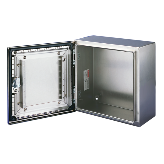 HOFFMAN CSD30248EMCSS Enclosure, Wallmount, Emc, 1/4 Turn Latch 30 x 24 x 8 Inch Size, 304 SS | CH8GRL