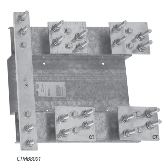 HOFFMAN CTMB8003L Mounting Base, 3 Phase, 800A, Steel | CH8HKF