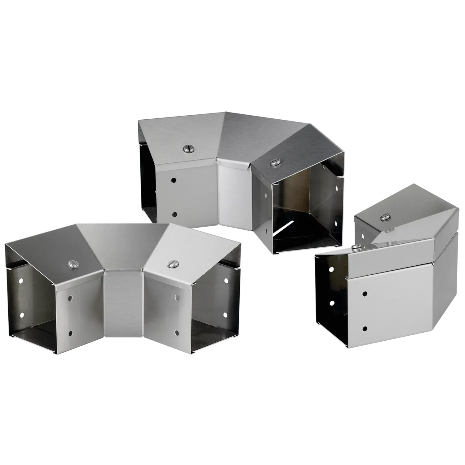 HOFFMAN CTS46EFCNT90SS Wireway, 90 Deg. Elbow, 4 x 6 Inch Size, 304 SS, Sloped Inward Without Tabs | CH8HMR