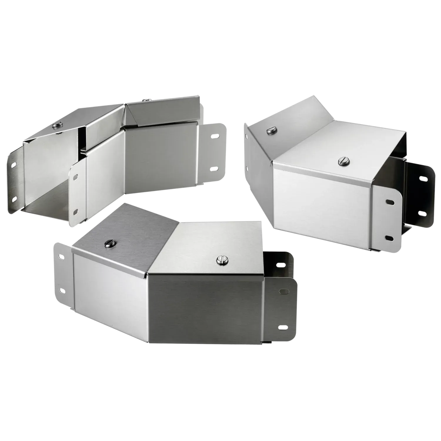 HOFFMAN CTS44EFCO45SS Top Cover, Sloped Outward, 45 Degree Elbow, 4 x 4 Inch Size, 304 SS | CH8HLJ