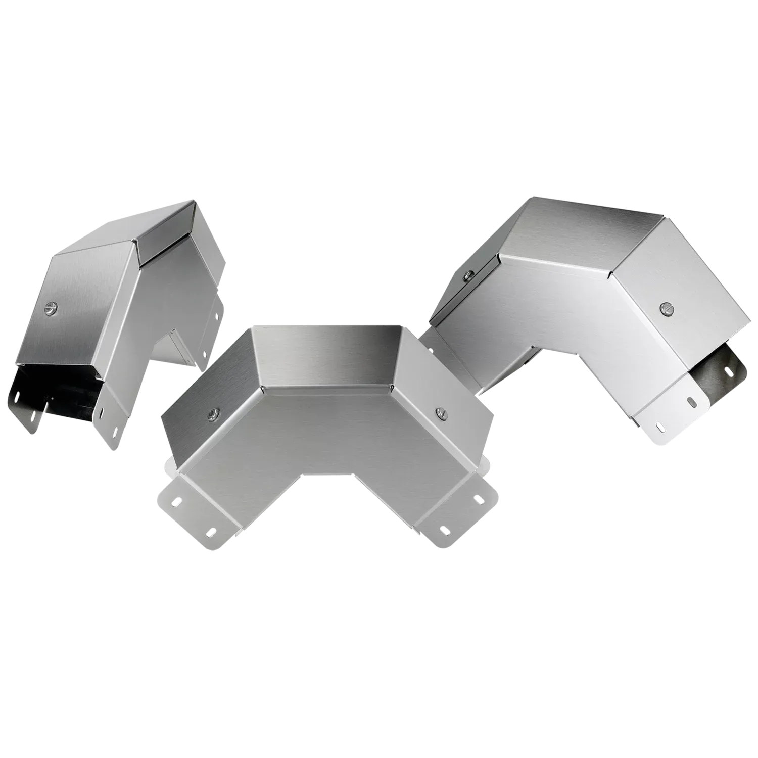 HOFFMAN CTS46EOC90SS Wireway, 90 Deg. Elbow, 4 x 6 Inch Size, 304 SS, Outside Cover Sloped | CH8HMZ