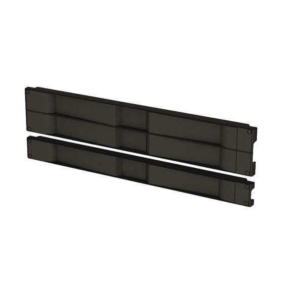HOFFMAN D19BPT2RU Blanking Panel, 19 Inch Racks, Plastic | CH8HRG