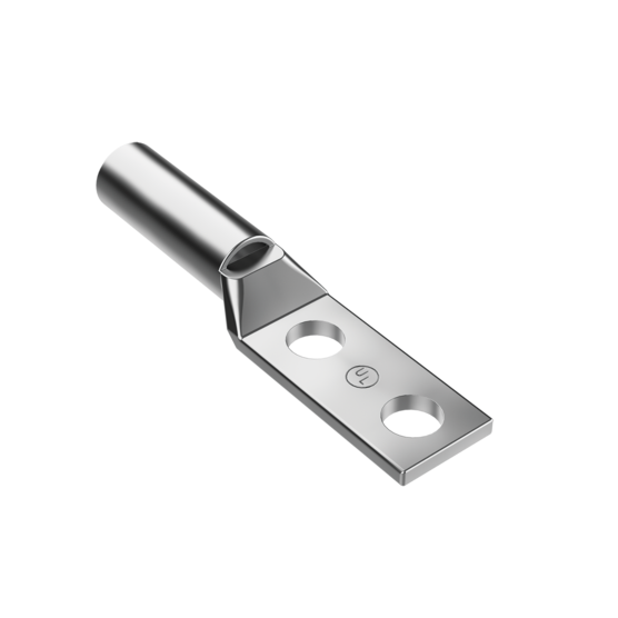 HOFFMAN DGCL62 Compression Lug, Fits #6 Cable, Copper, Blue | CH8HVQ