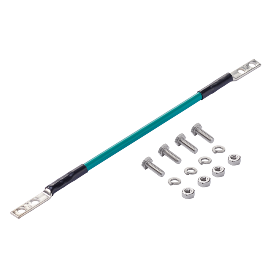 HOFFMAN DGJ Insulated Ground Jumper Kit, 12 Inch Size, Copper | CH8HVR