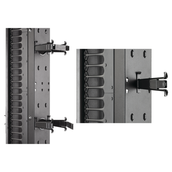 HOFFMAN DGP12 Post And Gate Kit, 12 Inch Gate Width, Black | CH8HVV