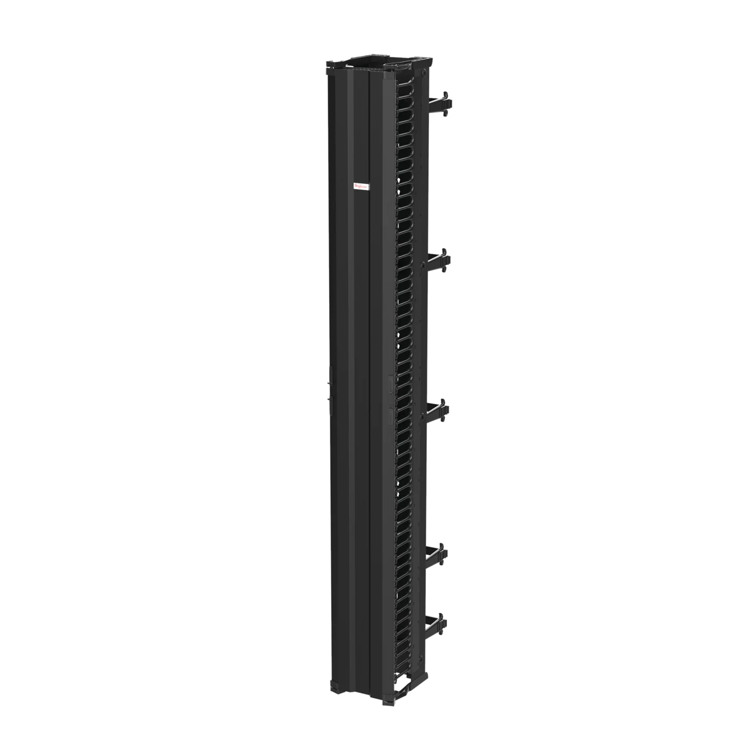 HOFFMAN DV10D8 Vertical Cable Manager, 10 x 96 Inch Size, Black, Composite, Double Sided | CH8HXL