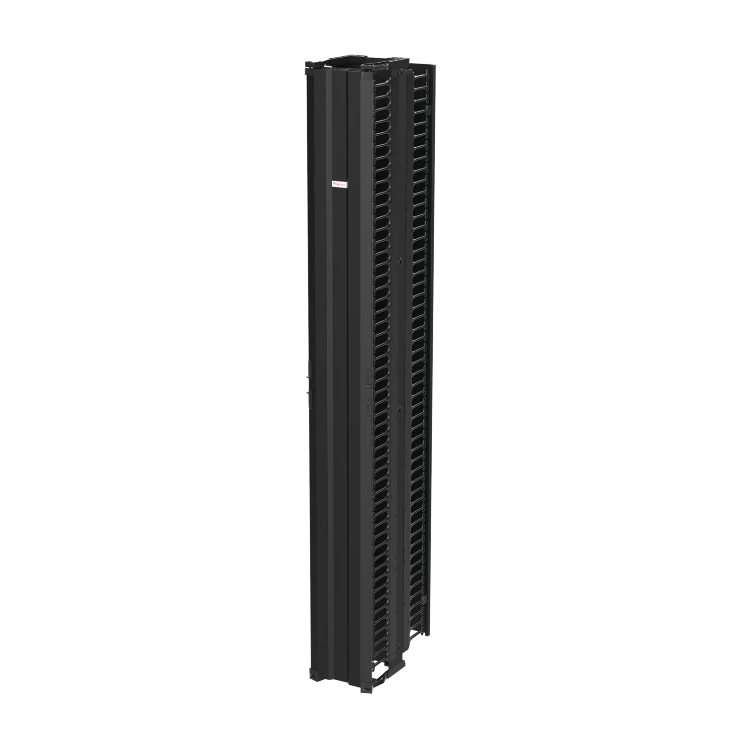 HOFFMAN DV10DF8 Vertical Cable Manager, 96 x 11.25 x 21.2 Inch Size, Black, Al, Single Sided | CH8HXQ