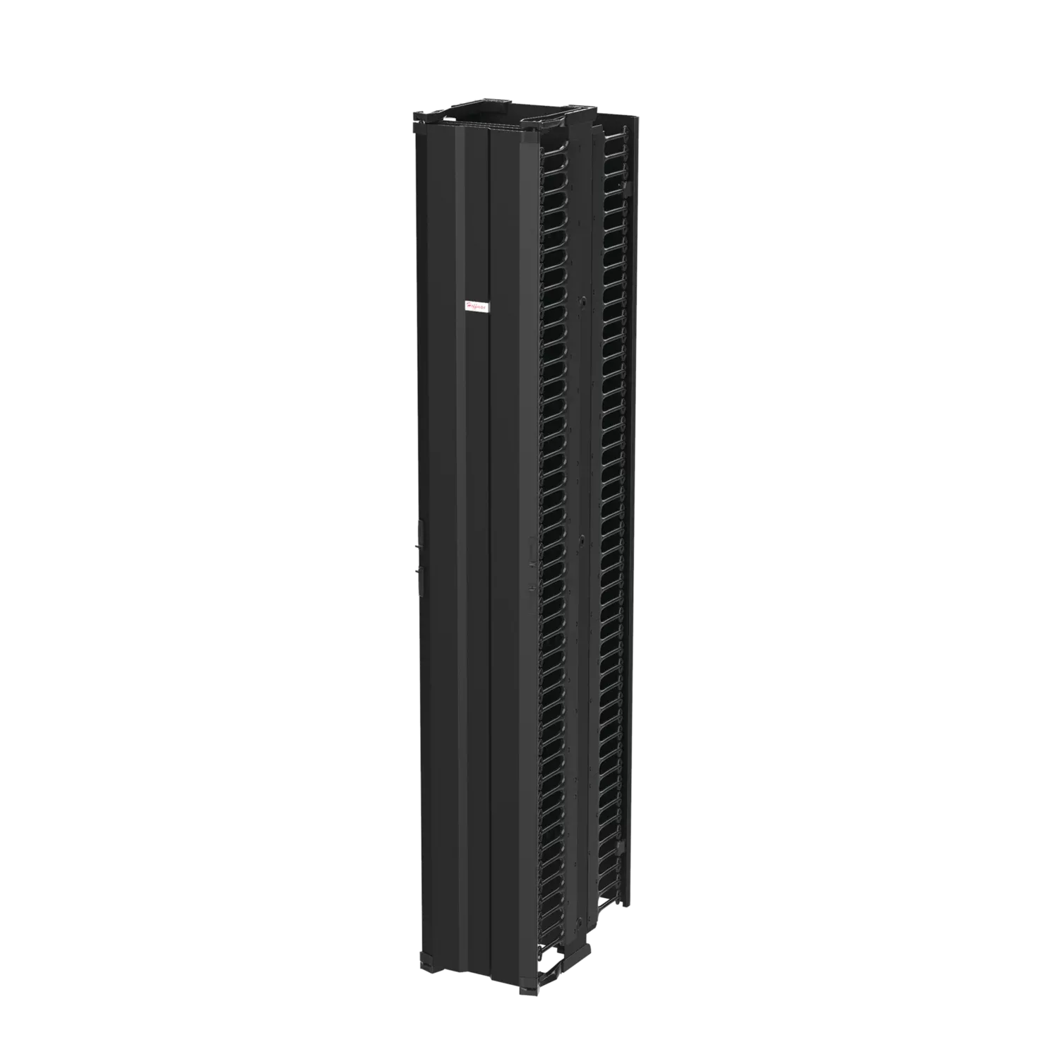 HOFFMAN DV12DF7 Vertical Cable Manager, 84 x 13.25 x 21.2 Inch Size, Black, Al, Double, Fingers | CH8HXZ