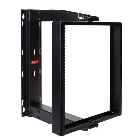 HOFFMAN E19SWMC20U24 Open Frame Rack, 44 x 7 x 24.097 Inch Size, Black, Steel | CH8JBF