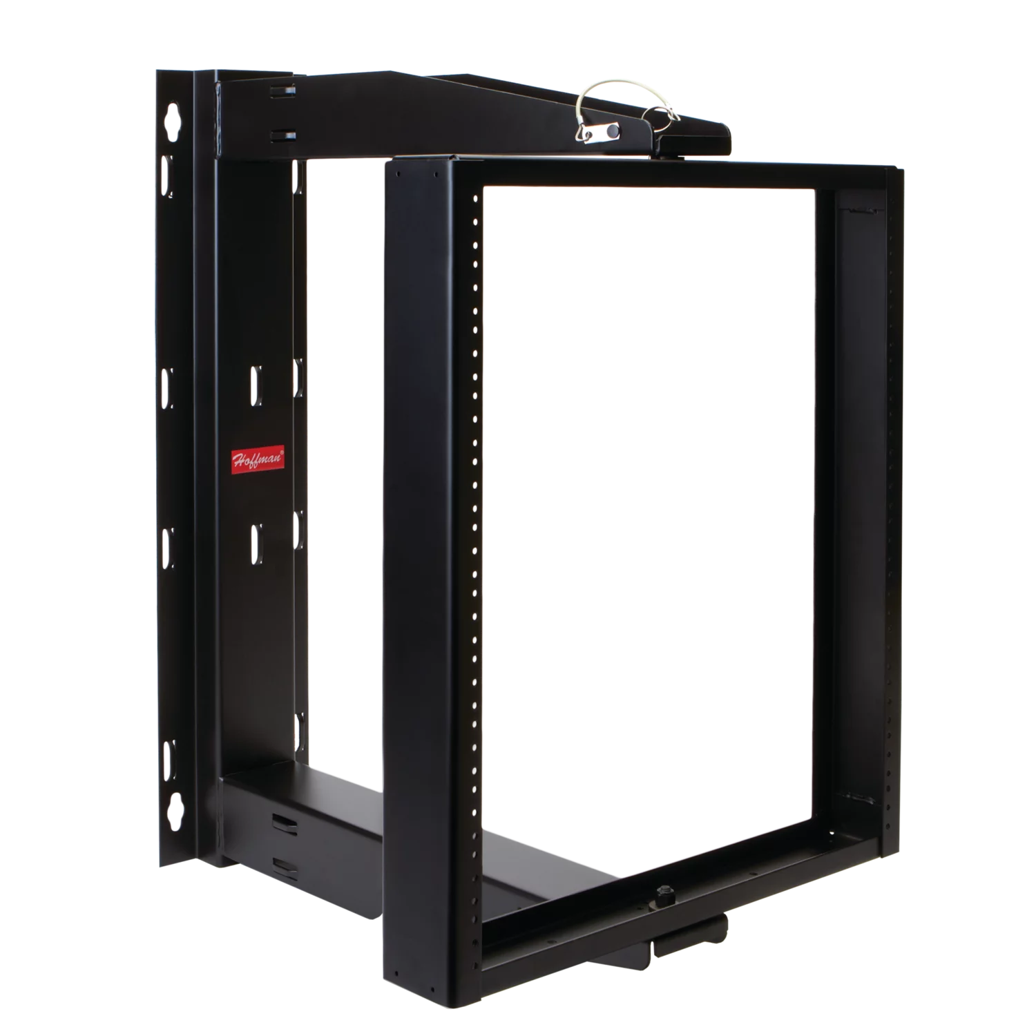 HOFFMAN E19SWMC12U24 Open Frame Rack, 30 x 7 x 24.097 Inch Size, Black, Steel | CH8JBE