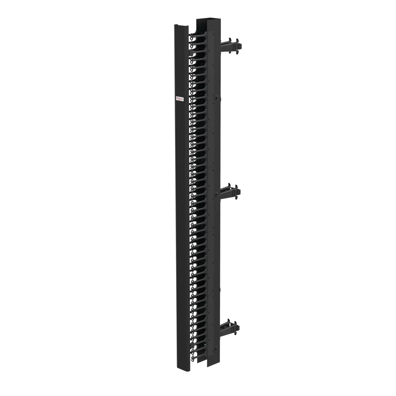 HOFFMAN EC3D7 Vertical Cable Manager, 84 x 3.5 x 9 Inch Size, Black, Steel, Double Sided | CH8JGT