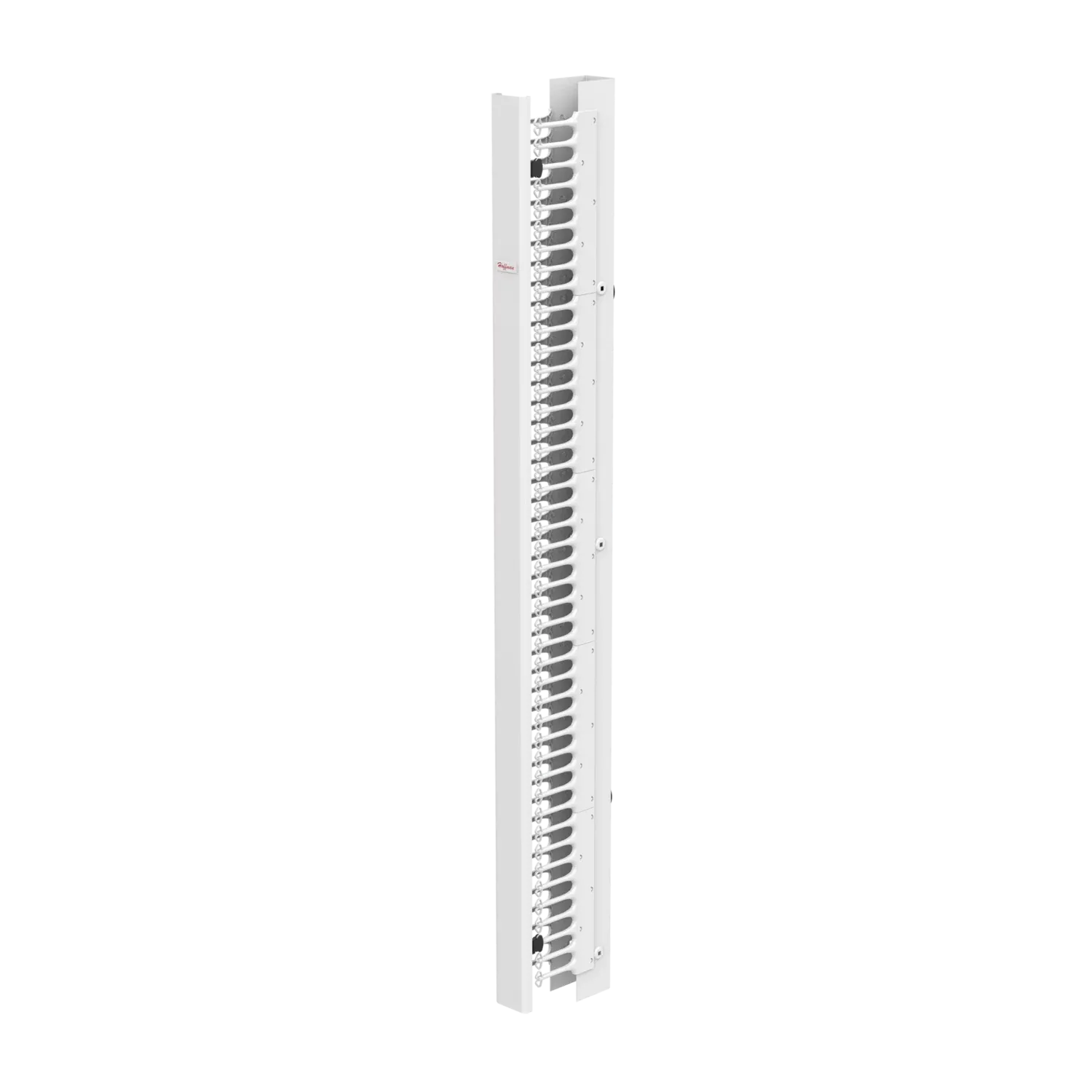 HOFFMAN EC3S7W Vertical Cable Manager, 84 x 3.5 x 9 Inch Size, White, Steel, Single Sided | CH8JGW